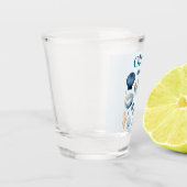 Blauwe Zeeschelpen Zomer Shotglas | Aangepaste naa Shot Glas (Links)