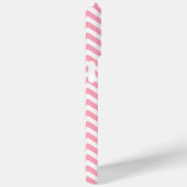 Blauwe zeester op roze Chevrons Patroon Case-Mate iPhone Case (Achterkant / Rechts)