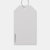 Blauwe zeesterren cadeau Labels Cadeaulabel (Achterkant)