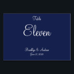 Blauwe Zeevaart Bruiloft Plaatskaarten Tafelkaarte Kaart<br><div class="desc">Blauwe zeevaart bruiloft plaatskaarten tafelkaarten met aanpasbare tekst</div>