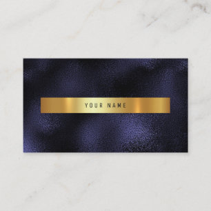 Blauwe Zeevaart Gouden Vip Ombre van de Marine Visitekaartje