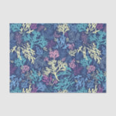 Blauwe zeewier tissuepapier (Voorkant)