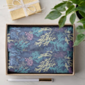 Blauwe zeewieren tissuepapier (Geschenk)