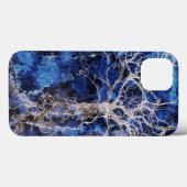 Blauwe Zigeuner Levensboom iPad Hoes (Achterkant (horizontaal))