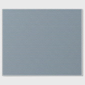 Blauwe Zigzag Cadeaupapier (Vlak)