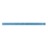 Blauwe Zigzag Satijnen Lint (Voorkant)