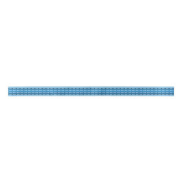 Blauwe Zigzag Satijnen Lint