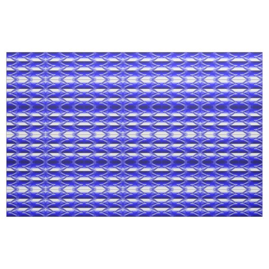 Blauwe zigzag stof (Fat Quarter)