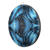 Blauwe Zijde golf Dartbord (Voorkant Rechts)