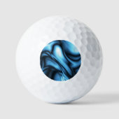Blauwe Zijde golf Golfballen (Voorkant)