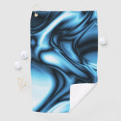 Blauwe Zijde golf Golfhanddoek (Insitu)