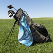 Blauwe Zijde golf Golfhanddoek (Groen)