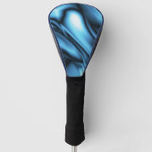 Blauwe Zijde golf Golfheadcover (Voorkant)