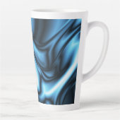 Blauwe Zijde golf Latte Mok (Rechts)