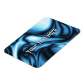 Blauwe Zijde golf Magneet (Linkerzijde)