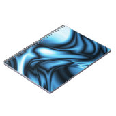 Blauwe Zijde golf Notitieboek (Linkerzijde)
