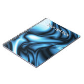 Blauwe Zijde golf Notitieboek (Linkerzijde)