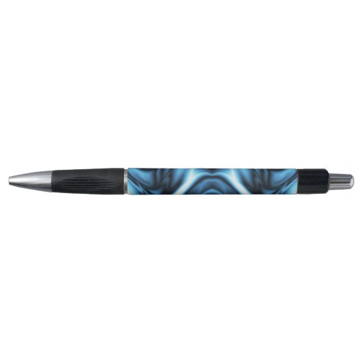 Blauwe Zijde golf Pen (Voorkant)