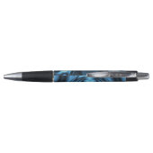 Blauwe Zijde golf Pen (Achterkant)