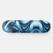 Blauwe Zijde golf Persoonlijk Skateboard (Horizontaal)