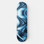 Blauwe Zijde golf Persoonlijk Skateboard (Voorkant)