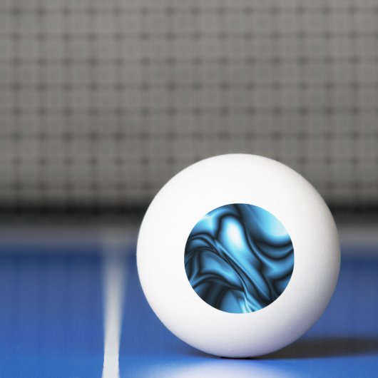 Blauwe Zijde golf Pingpongbal (Net)