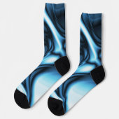Blauwe zijde golf sokken (Links)