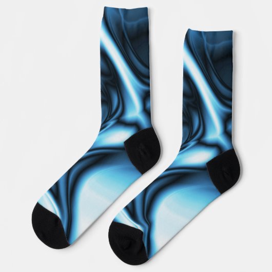 Blauwe zijde golf sokken (Links)