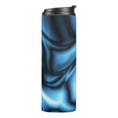 Blauwe Zijde golf Thermosbeker (Gedraaid links)