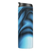 Blauwe Zijde golf Thermosbeker (Geroteerd rechts)