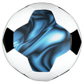 Blauwe Zijde golf Voetbal (Gedraaid)