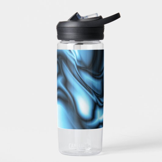Blauwe Zijde golf Waterfles (Links)