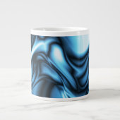Blauwe Zijde Grote Koffiekop (Voorkant)