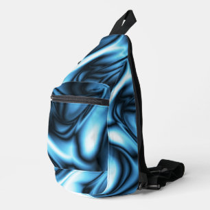Blauwe Zijde Sling Bag
