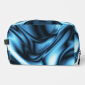 Blauwe Zijde Toilettasje (Voorkant)