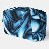 Blauwe Zijde Toilettasje (Rechterhoek)
