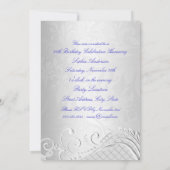 Blauwe Zijde Zijde Zijderdag Mededelingen Kaart (Achterkant)