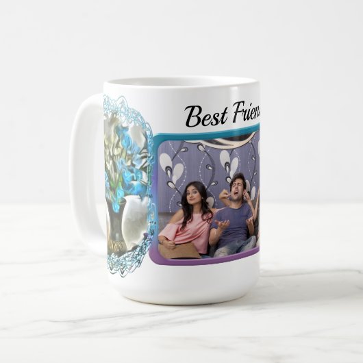 Blauwe zijderoute 2190 koffiemok (Voorkant links)