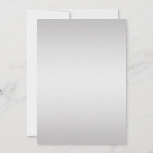 Blauwe Zilveren Zwemelen op Zilver Sweet 16 Kaart (Achterkant)