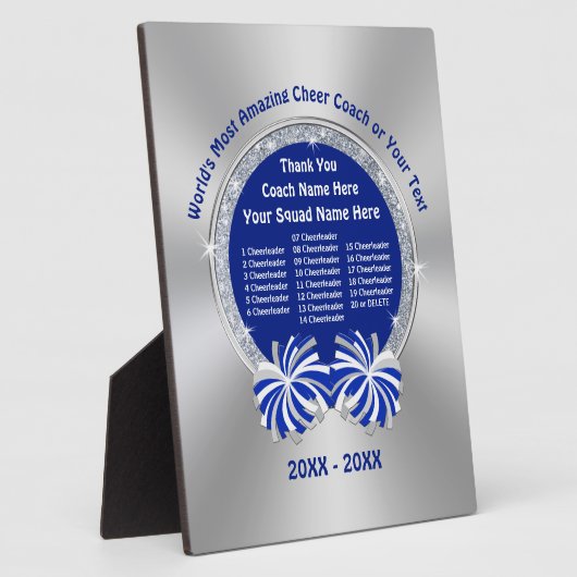 Blauwe, zilverkleurige en witte kaasmakerij fotoplaat (Zijkant)