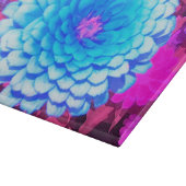 Blauwe Zinnia in de Paarse zomertuin Snijplank (Hoek)