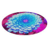  Blauwe Zinnia in de Paarse zomertuin Snijplank (Hoek)