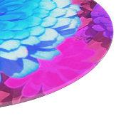  Blauwe Zinnia in de Paarse zomertuin Snijplank (Hoek)