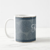 Blauwe Zinnia-Mok Koffiemok (Links)