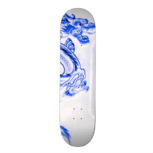 Blauwe Zircon Draak Deel 2 Skateboard