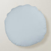 Blauwe Zoete Leeuw Rond Kussen (Achterkant)