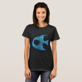 Blauwe Zoetwater Engelhaas T-shirt (Voorkant volledig)