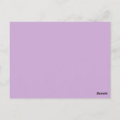 blauwe zombie trol demon postkaart (Achterkant)