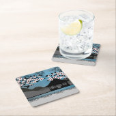 Blauwe zomer Azië Kartonnen Onderzetters (Insitu)