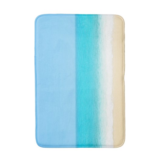 Blauwe zomerbak badmat (Voorkant Verticaal)